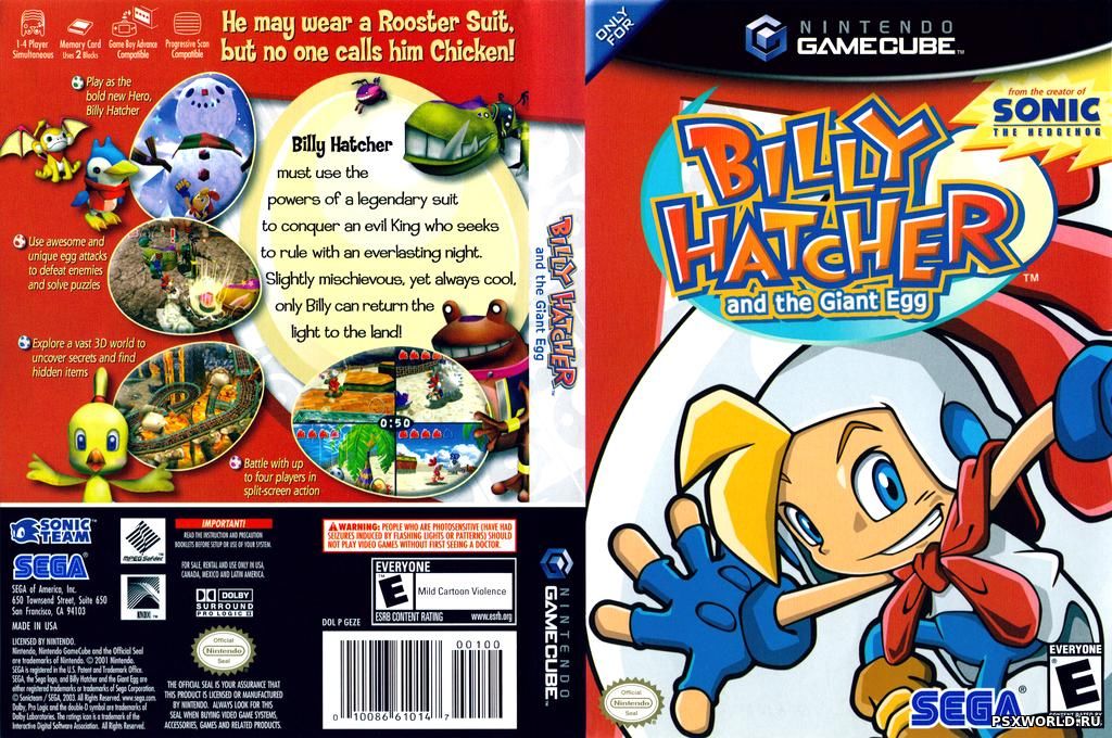 Billy Hatcher and the Giant Egg NTSC