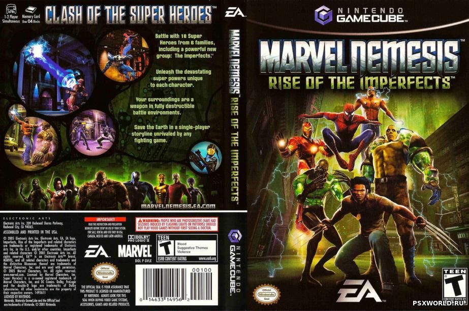 Marvel Nemesis Rise of the Imperfects NTSC