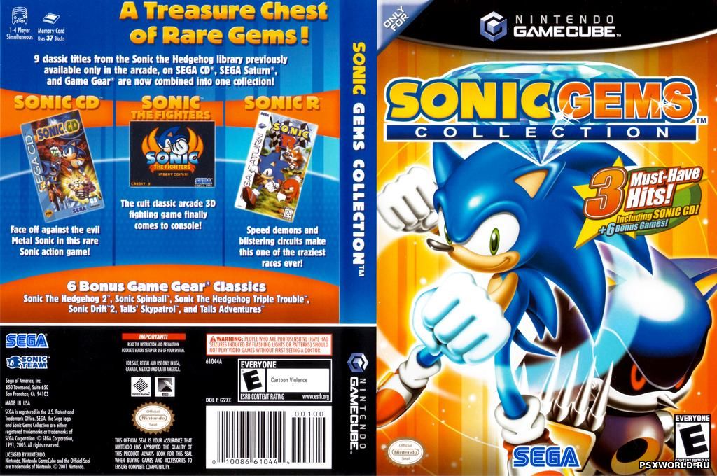 Sonic Gems Collection NTSC