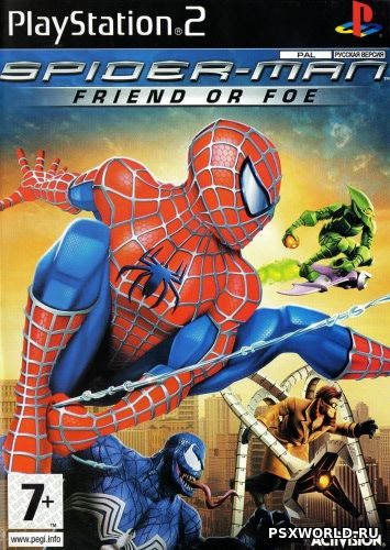 (PS2) Spider-Man: Friend or Foe (RUS- GameBox/ENG/NTSC)