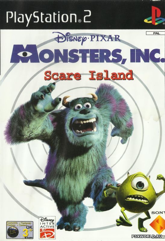 (PS2) Monsters, Inc.: Scare Island (RUS - PS2 Golden/ENG/PAL)